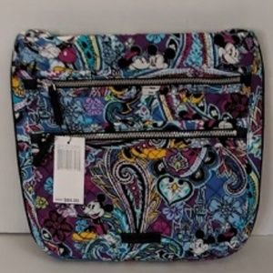 Vera Bradley Disney Triple Zip Hipster Nwt